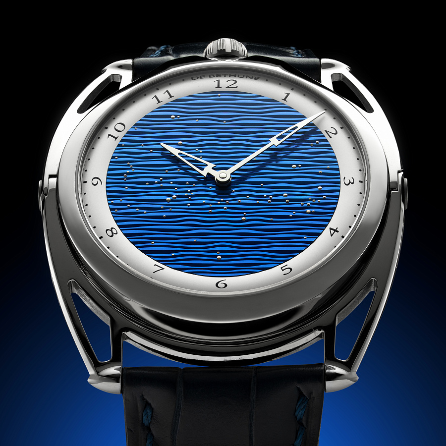 DB28XS Starry Seas in Titanium with Blue Guilloche Sky Dial