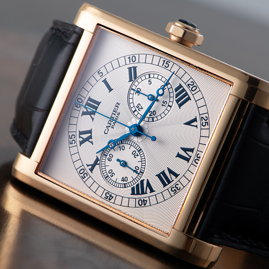 Tank Chronogrpah Monopusher in Rose Gold limited to 100 pieces