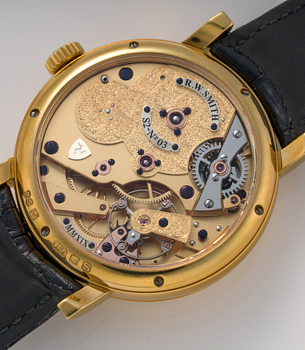 Series 2 in Yellow Gold with a Blued Power Reserve Hand