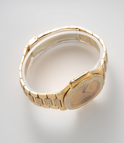 Nautilus with Diamonds in Yellow Gold "Doreé" Dial "Maradona"