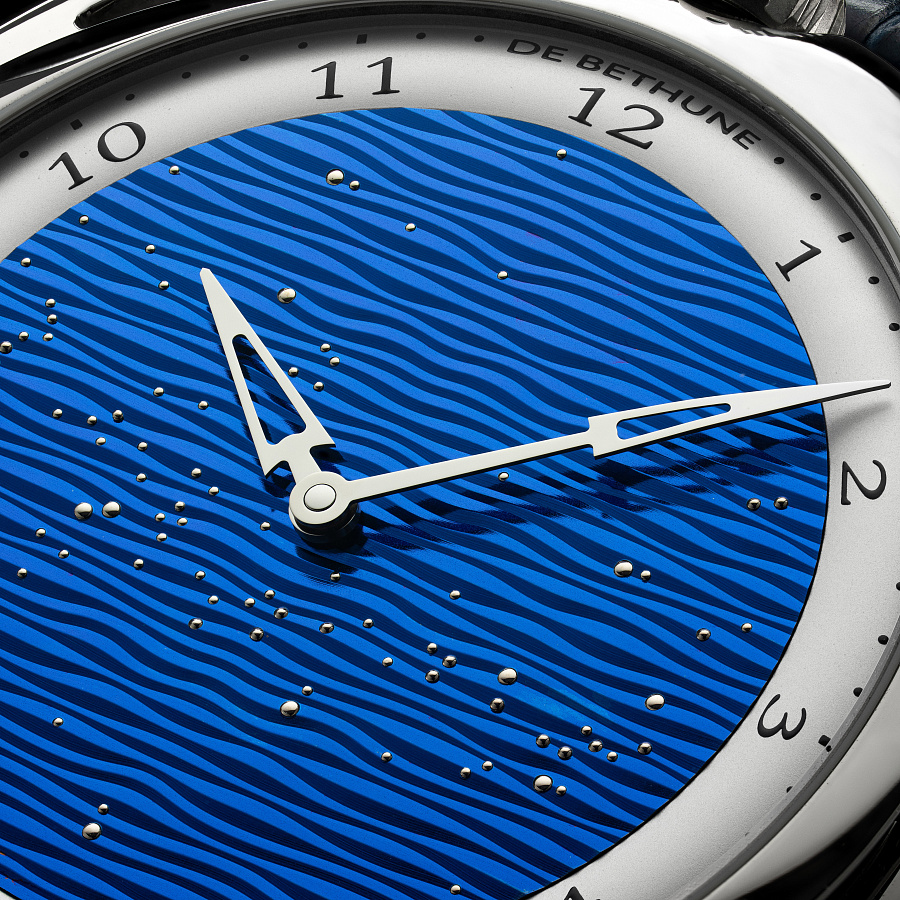 DB28XS Starry Seas in Titanium with Blue Guilloche Sky Dial