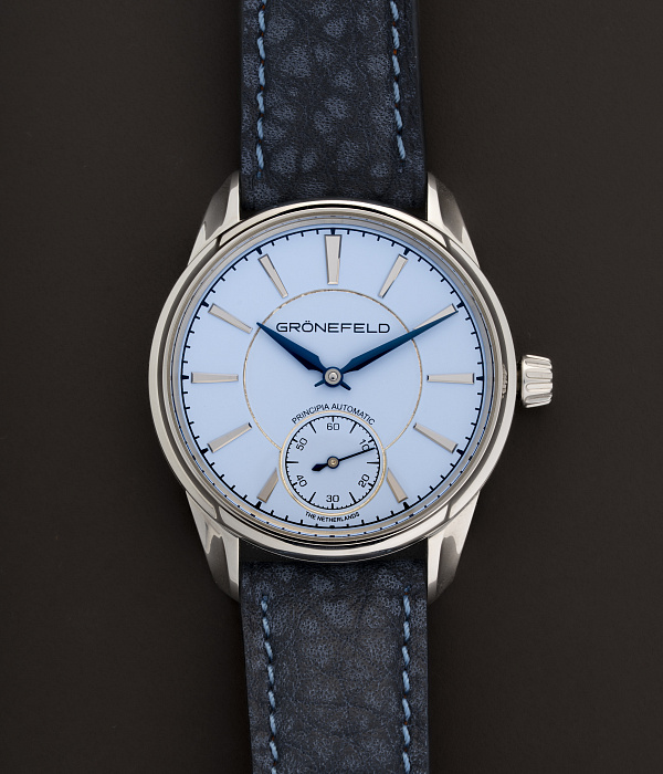 1941 Principia in Stainless Steel with Turquoise Dial															