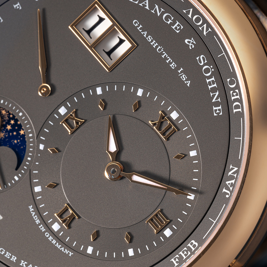 Lange 1 Perpetual Calendar in Rose Gold with Grey Dial