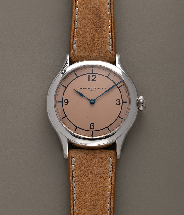 Galet Micro-Rotor Salmon Dial Unique Piece for Revolution