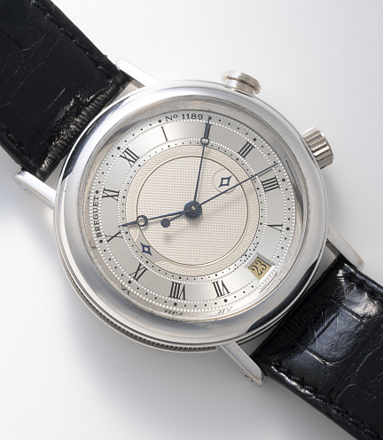 Classic Alarm in White Gold