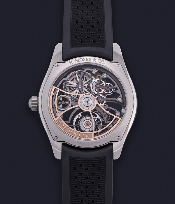 Pioneer Cylindrical Tourbillon Skeleton in Stainless Steel