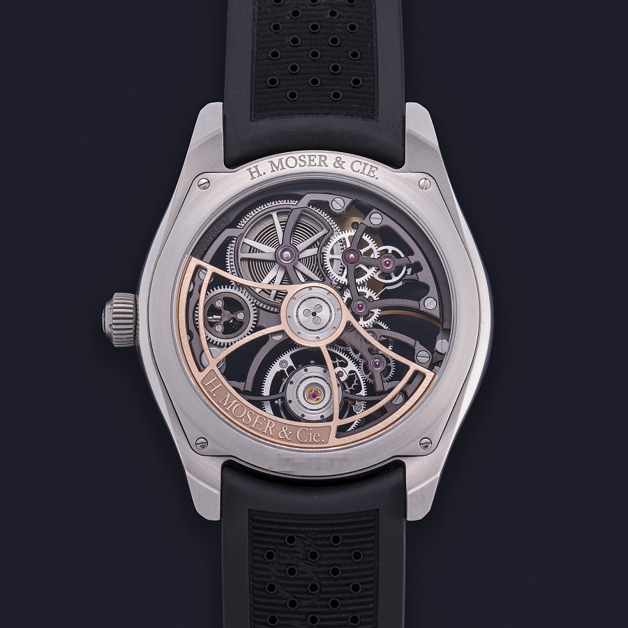 Pioneer Cylindrical Tourbillon Skeleton in Stainless Steel