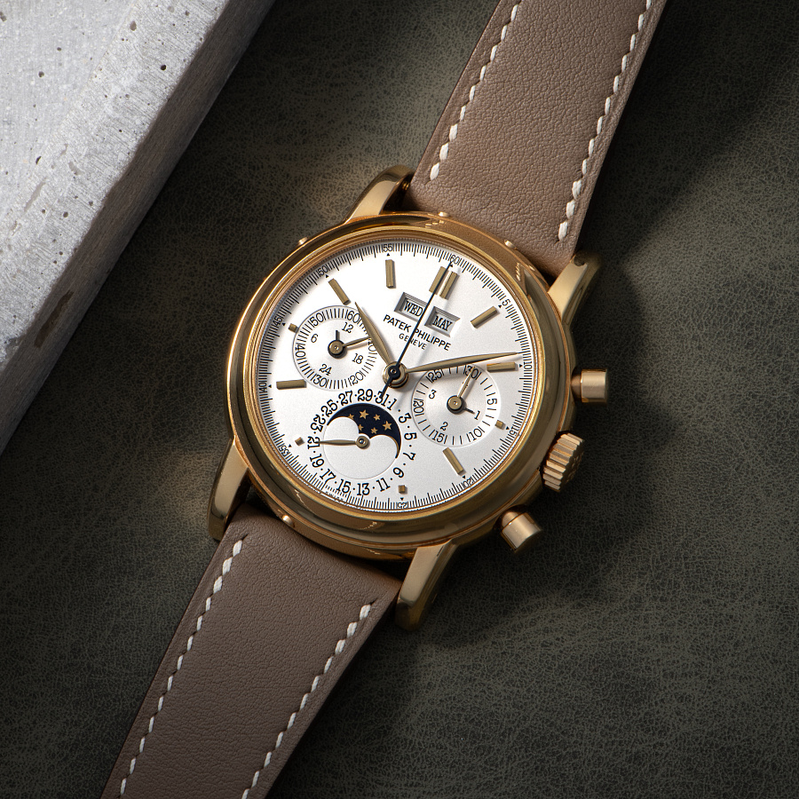 Perpetual Calendar Chronograph in Yellow Gold, Ref. 3971