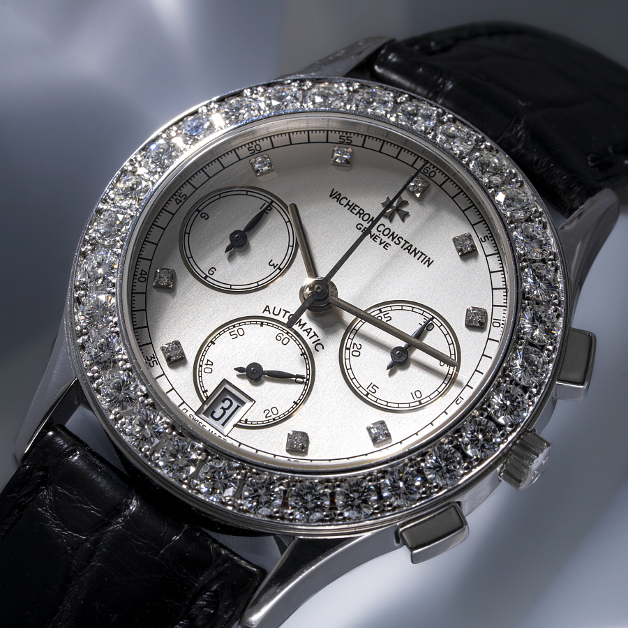 Classique Chronograph Limited Edition to 25 Pieces in White Gold with Diamonds