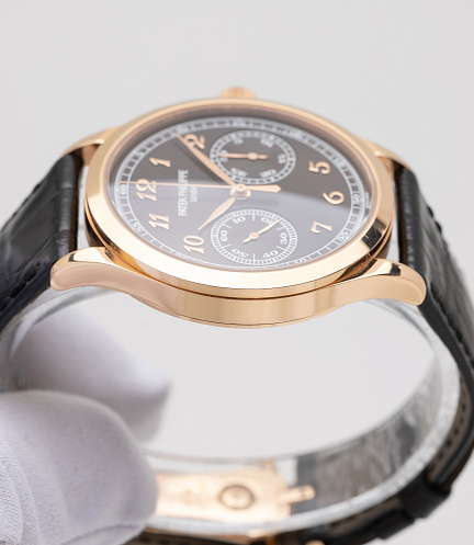 Chronograph in Rose Gold with Black Dial and Breguet Numerals