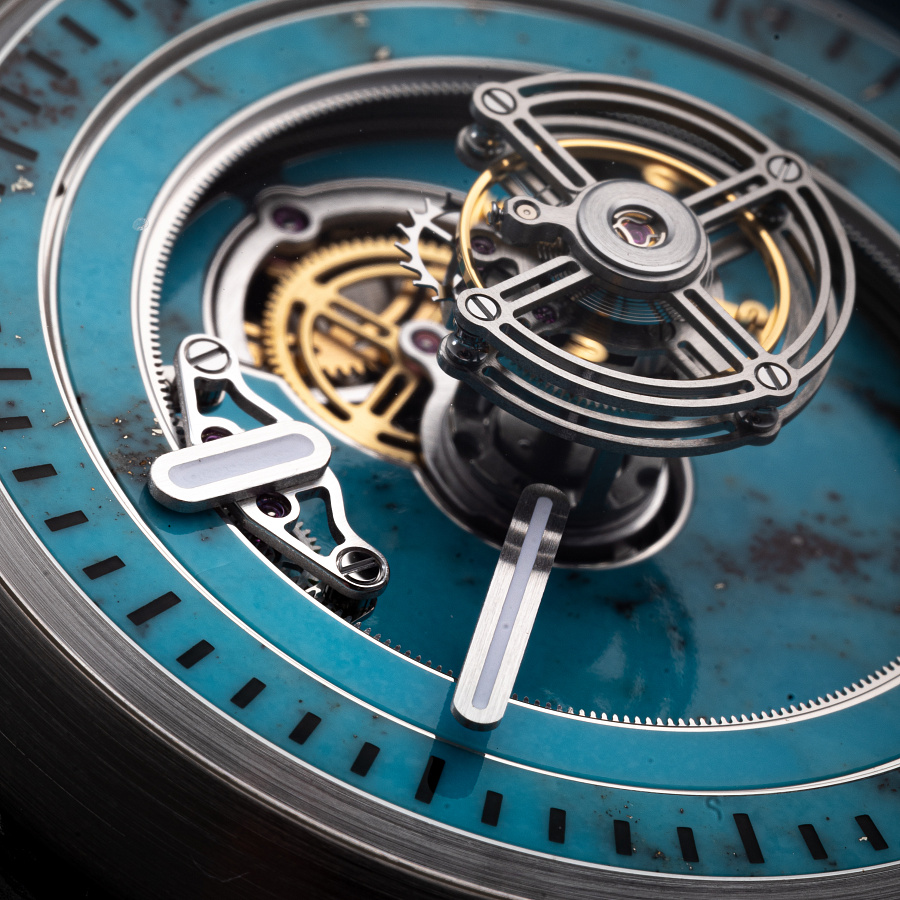 KS 05 Turquoise Tourbillon Piece Unique