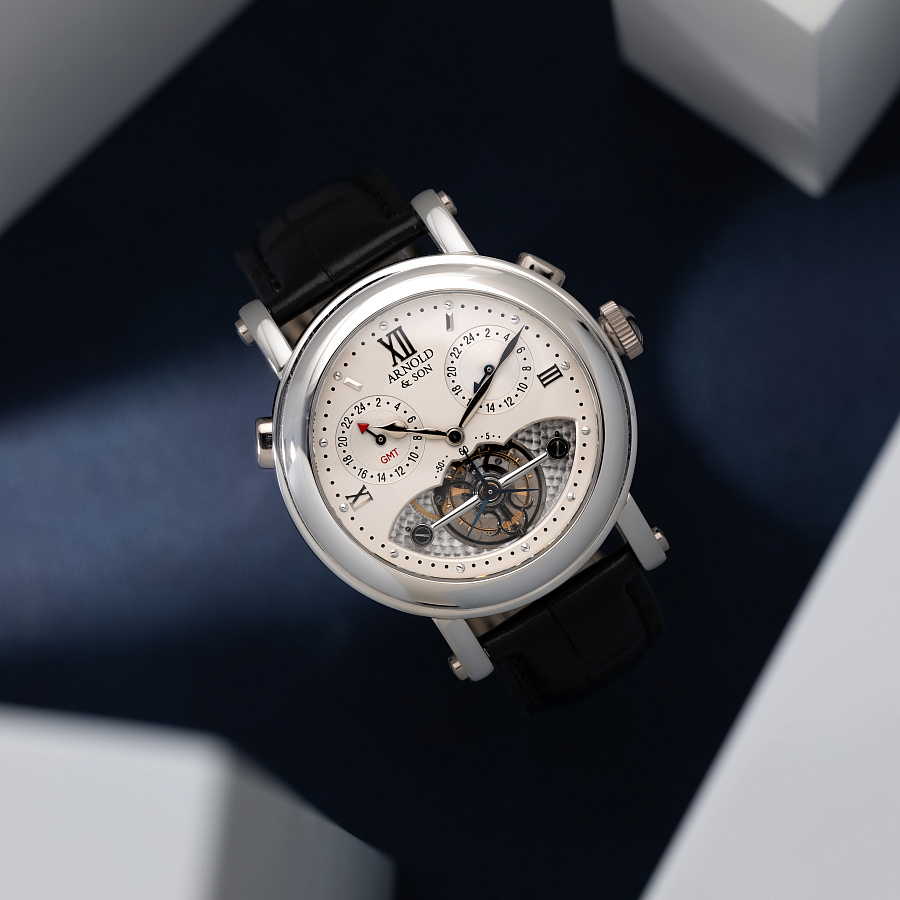 GMT II Tourbillon in Platinum by Christophe Claret