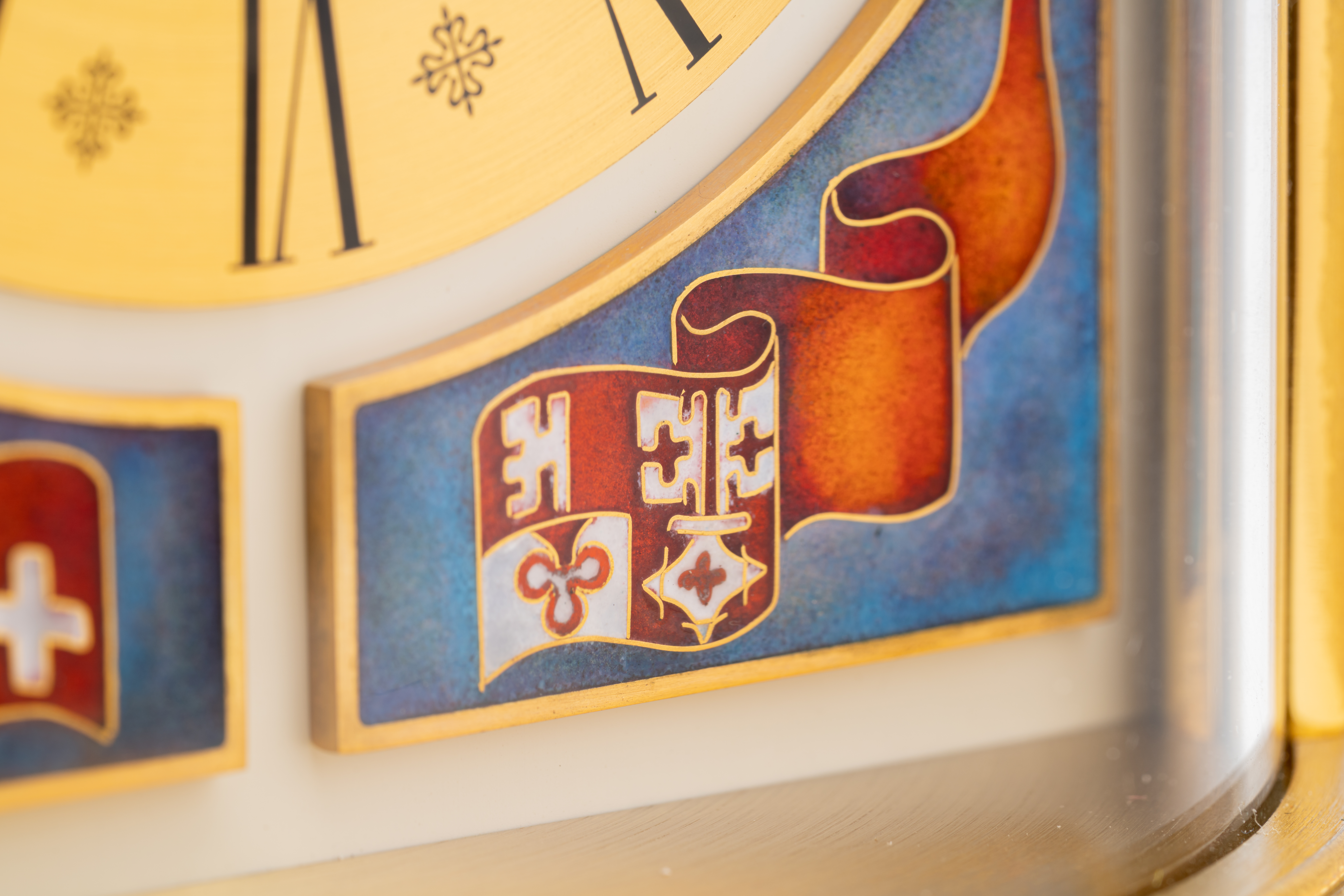 Dome Table Clock "700eme Anniversaire de la Confederation"