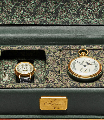 Souscription Set: Perpetual Calendar Minute Repeater and Pocket Watch in Yellow Gold