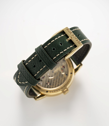 Lange 1 in Yellow Gold with Blue Hands