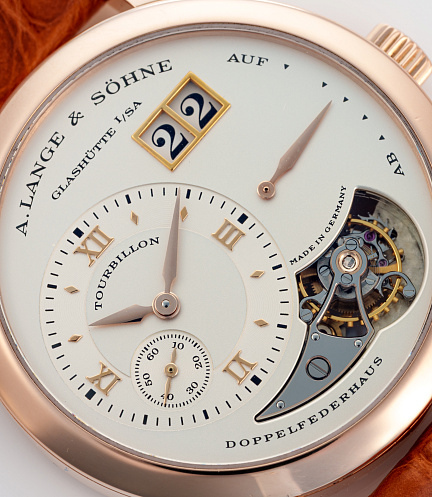 Lange 1 Tourbillon in Rose Gold