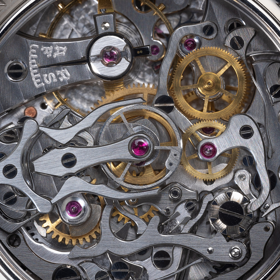 Toric Rattrapante in White Gold with Black Dial