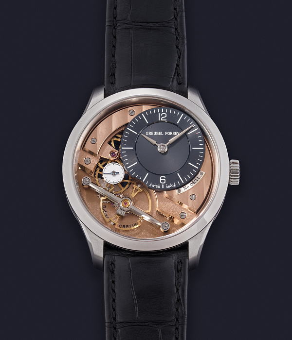 Signature 1 in Stainless Steel with Salmon Dial and Black Sub-dial