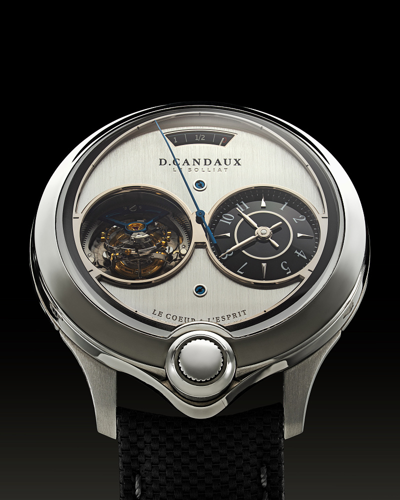 DC1 in Stainless Steel with Brushed Silver-Coloured Platinum Dial