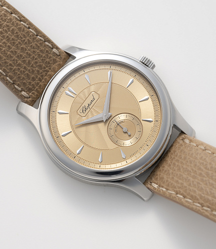 L.U.C. 1860 in Stainless Steel with Salmon Dial Revolution Edition