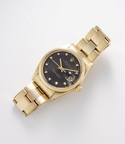 Oyster Perpetual Date with Special Dial in Yellow Gold 