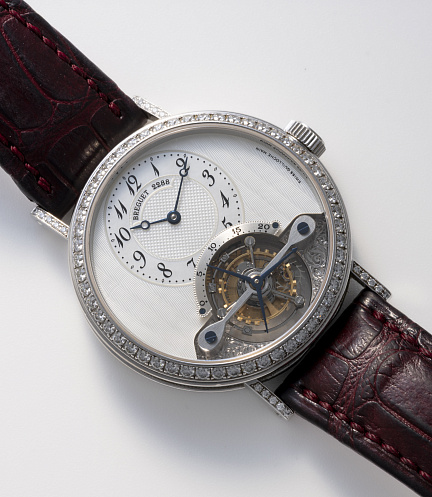 Classique Tourbillion with Diamonds Bezel and MOP Dial