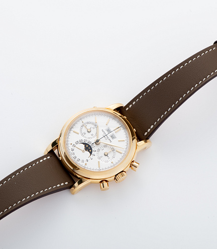Perpetual Calendar Chronograph in Yellow Gold, Ref. 3971
