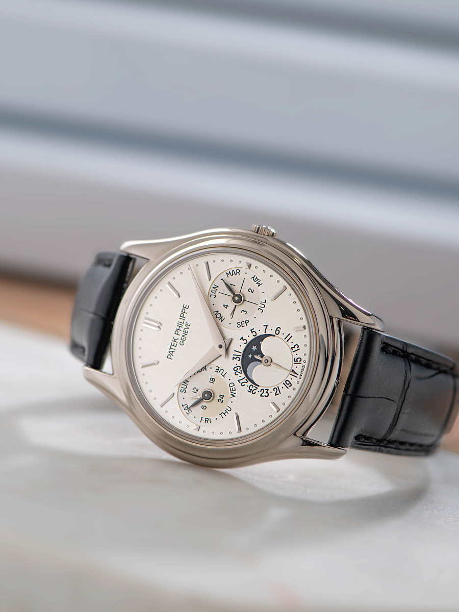Perpetual Calendar in White Gold