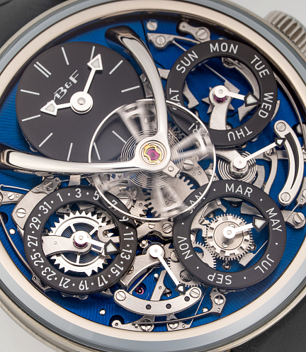 Legacy Machine Perpetual Calendar EVO in Zirconium with Blue Dial