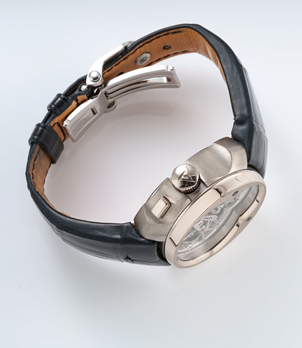 Cuatro Tourbillon Monopusher Chronograph in Stainless Steel