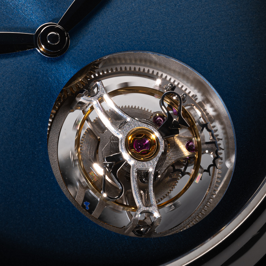 Funky Blue Endeavor Tourbillon Concept in Stainless Steel