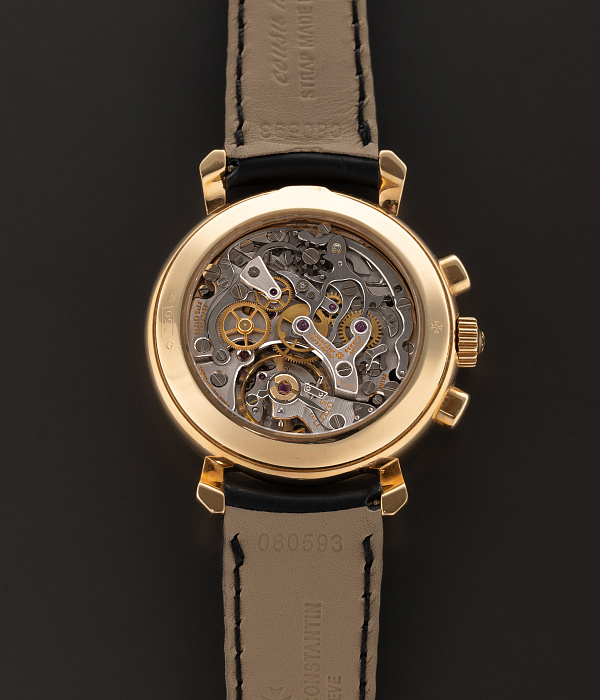 Historiques Chronograph in Yellow Gold with Black Dial