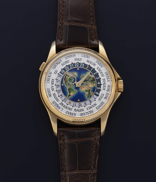 World Time in Yellow Gold
