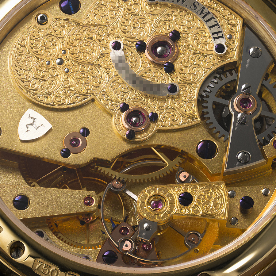 Series 2 in Yellow Gold with a Blued Power Reserve Hand