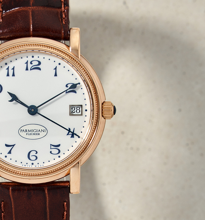 Toric in Rose Gold with Enamel Dial