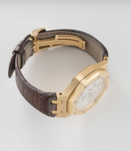 Royal Oak Dual Time in Rosegold