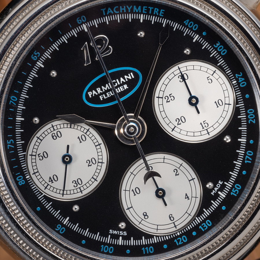 Toric Rattrapante in White Gold with Black Dial