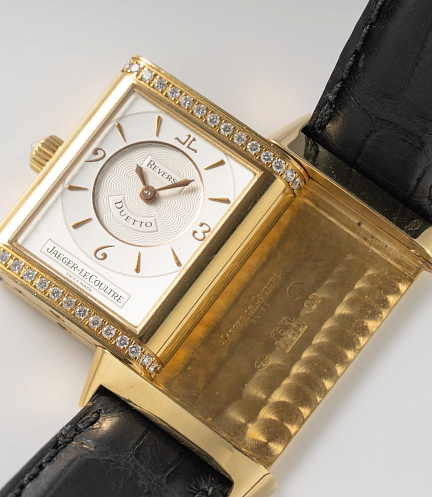 Reverso Duetto in Yellow Gold