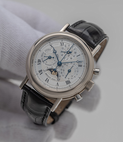 Perpetual Calendar Chronograph in Platinum