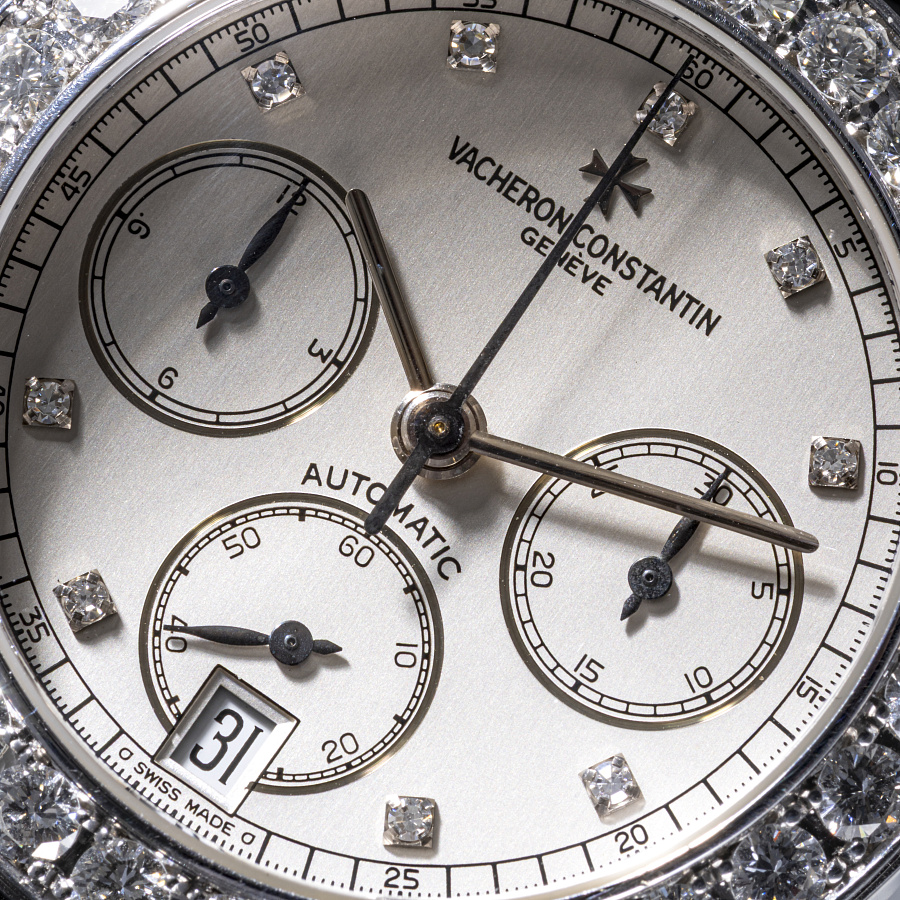 Classique Chronograph Limited Edition to 25 Pieces in White Gold with Diamonds