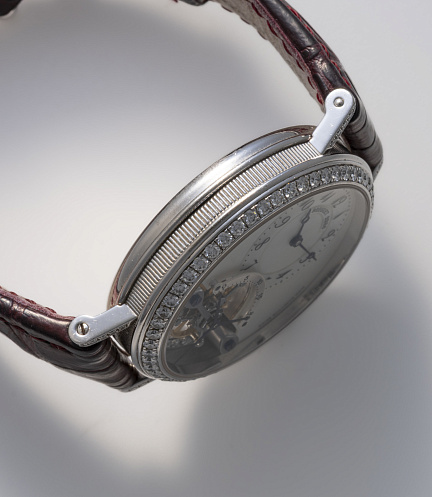 Classique Tourbillion with Diamonds Bezel and MOP Dial