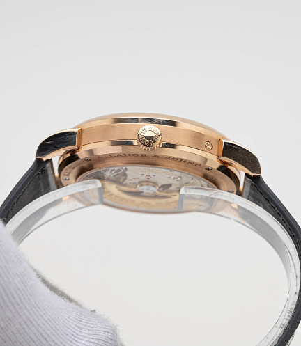 Lange 1 Perpetual Calendar in Rose Gold with Grey Dial