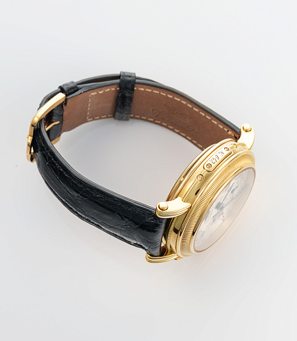 La Rattrapante with Annual Calendar in Yellow Gold