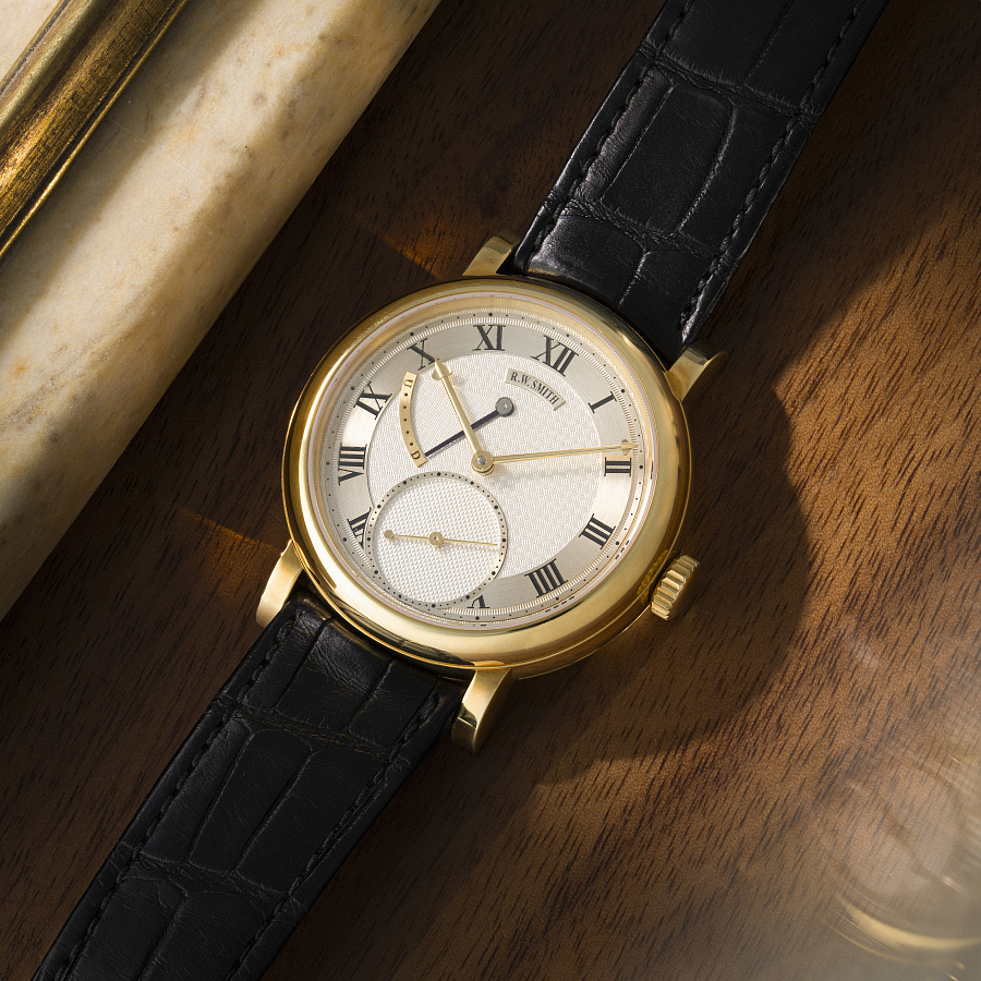 Series 2 in Yellow Gold with a Blued Power Reserve Hand