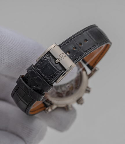 Toric Rattrapante in White Gold with Black Dial