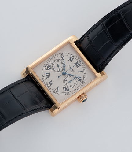 Tank Chronogrpah Monopusher in Rose Gold limited to 100 pieces