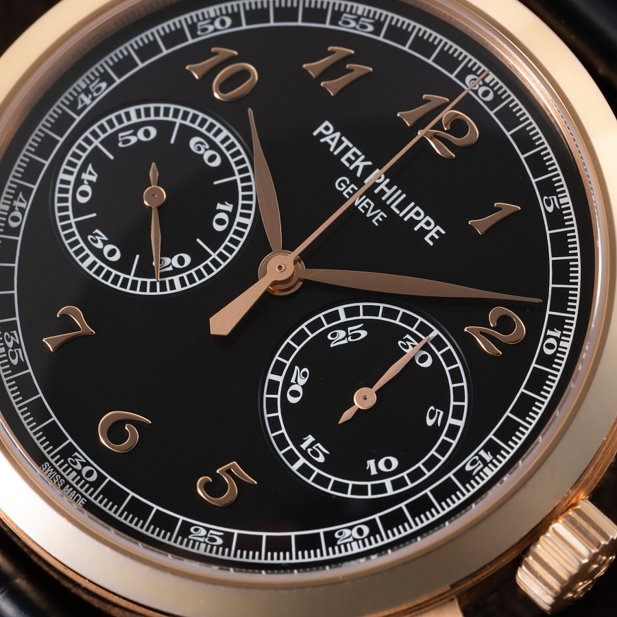 Chronograph in Rose Gold with Black Dial and Breguet Numerals