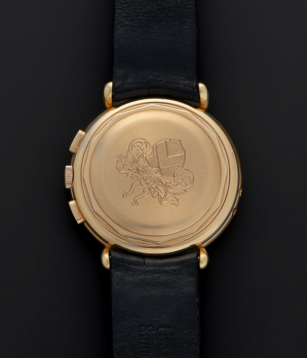 Reference 1 in Yellow Gold with a Historical Engraving on the Back Case
