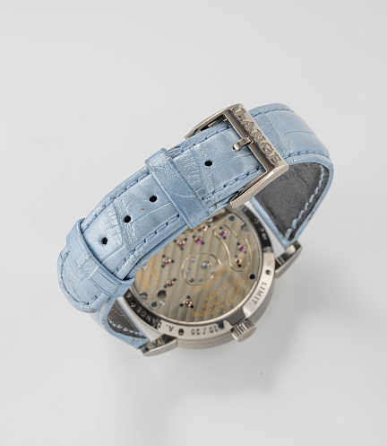 Small Lange 1 in White Gold with Blue MOP Dial LE to 20 pieces