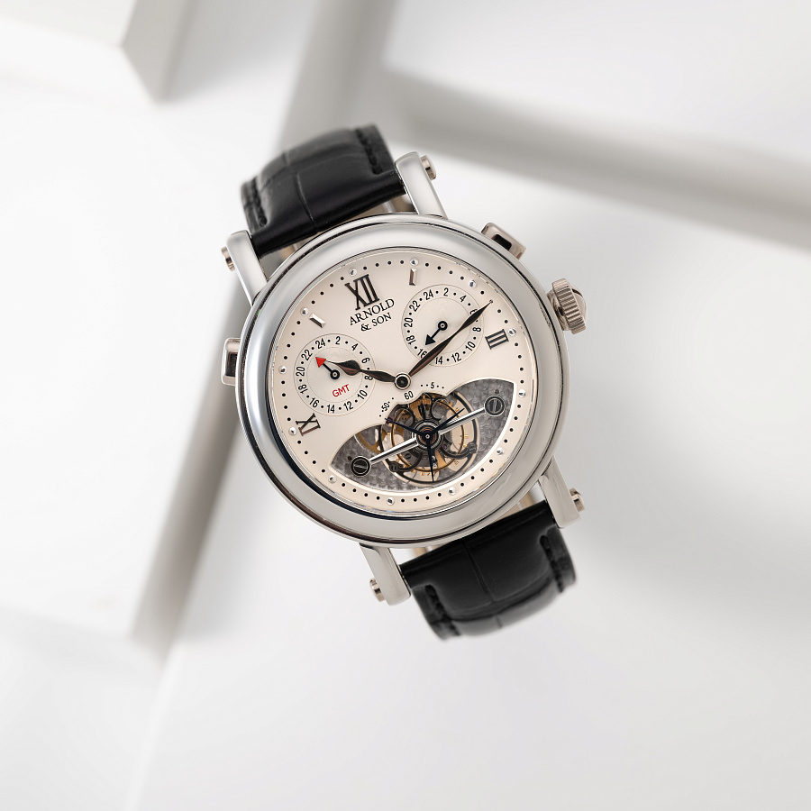 GMT II Tourbillon in Platinum by Christophe Claret